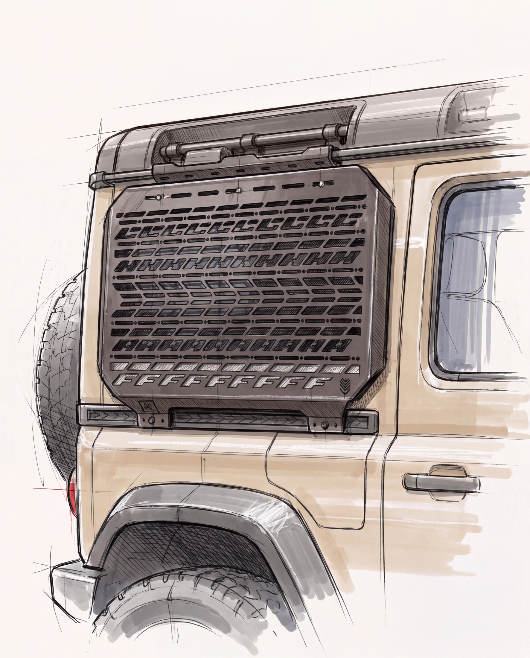 Exterior panel design study